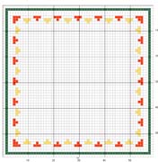 Schema punto croce Cornice-1