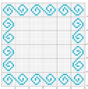 Schema punto croce Cornice-4