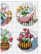 Schema punto croce cucina spezie 4