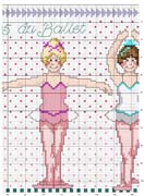 Schema punto croce danza 3