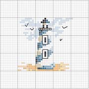 Schema punto croce Faro