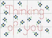 Schema punto croce Il-pensiero-di-lei