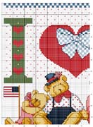 Schema punto croce Love-orsi-1