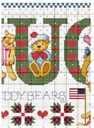 Schema punto croce Love-orsi-5