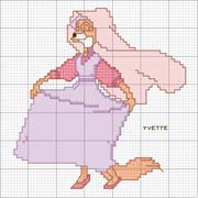 Schema punto croce Maid-marian