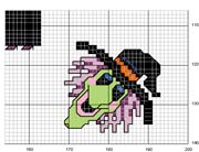 Schema punto croce Maschera Halloween
