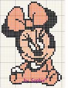 Schema punto croce Minnie-baby-2