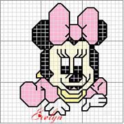 Schema punto croce Minnie-baby-4