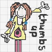 Schema punto croce Pollice-in-su