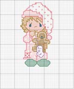 Schema punto croce precious moment 4