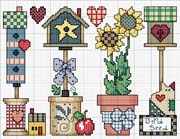 Schema punto croce Quadro Countriy 27