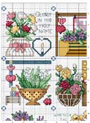 Schema punto croce Quadro Countriy 28