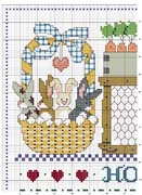 Schema punto croce quadro country 13