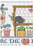 Schema punto croce Quadro Country 20