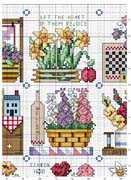 Schema punto croce Quadro Country 6