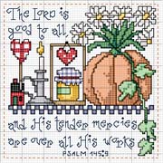 Schema punto croce Salmo-145-9