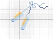 Schema punto croce Scarpette-da-ballo