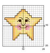 Schema punto croce Stella