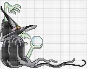 Schema punto croce Stregaccia