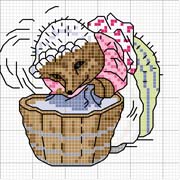 Schema punto croce Volpe