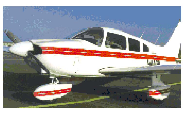 Schema punto croce Aereoplano ele