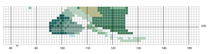 Schema punto croce Amore profondo 5