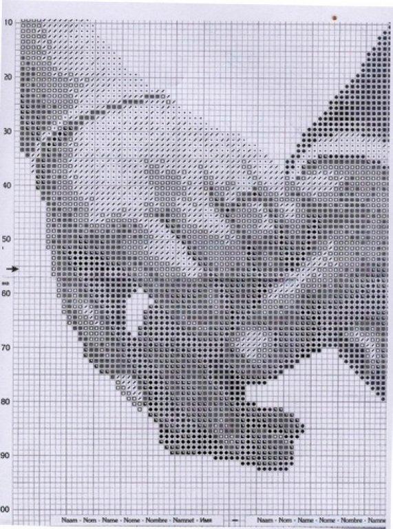 Schema punto croce Astrid e jurgen 1