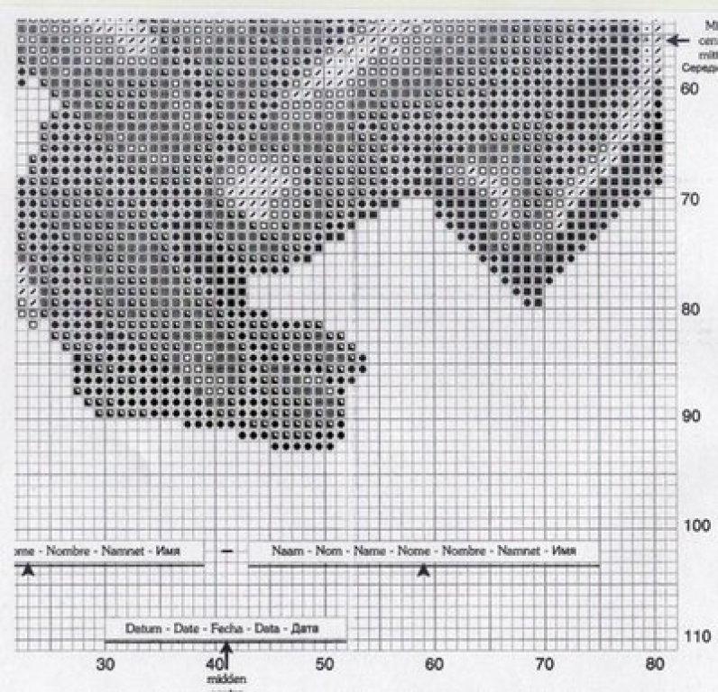 Schema punto croce Astrid e jurgen 3