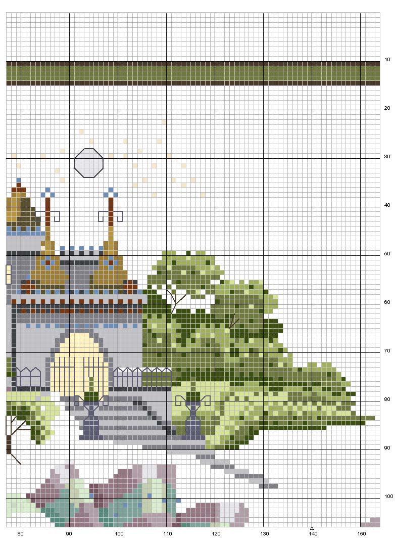 Schema punto croce Cinderella 3