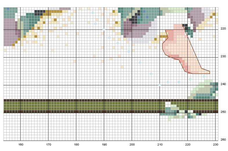 Schema punto croce Cinderella 8