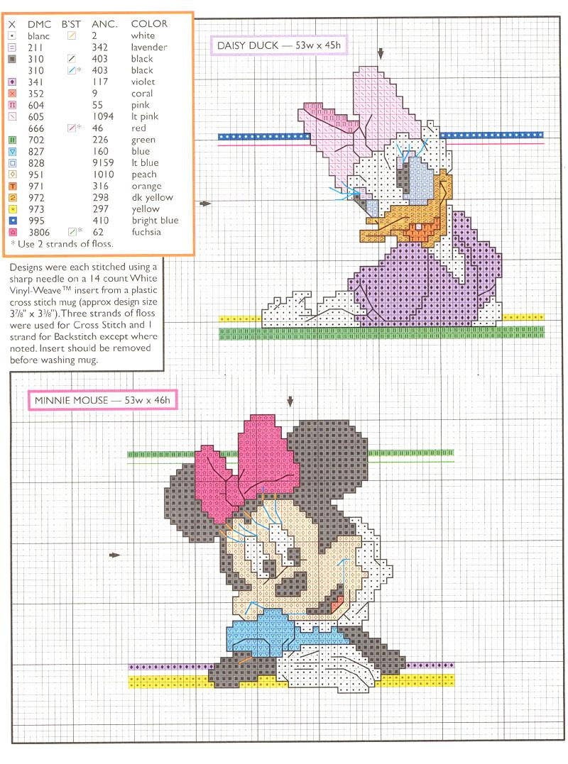 Schema punto croce Disney 2