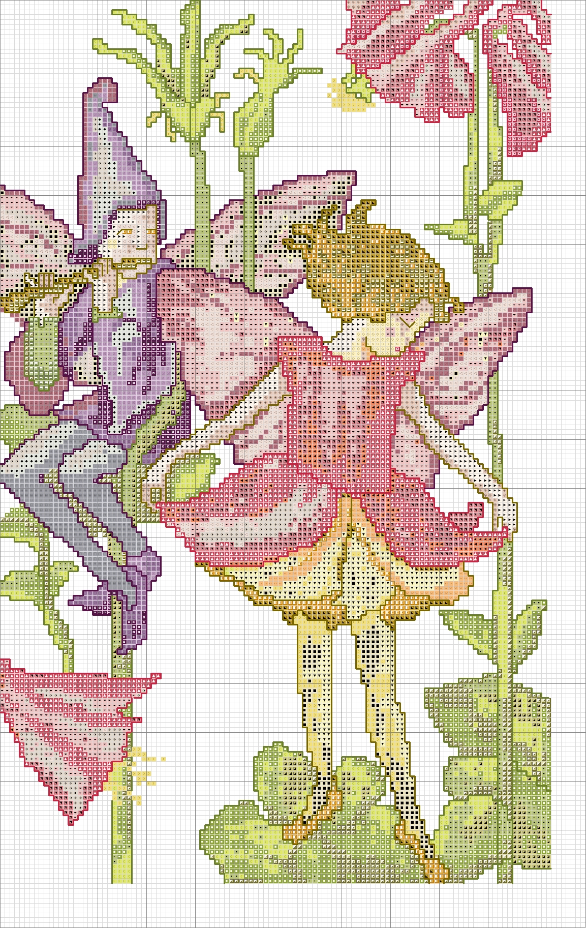 Schema punto croce Elfi