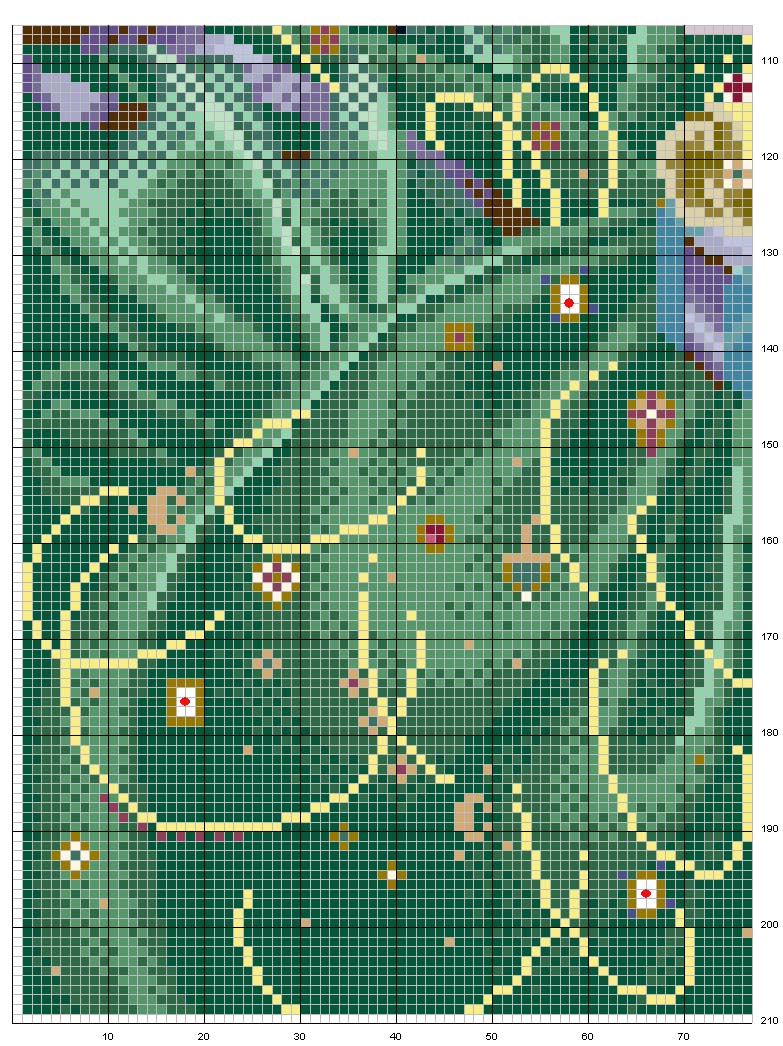 Schema punto croce Natale eleganza 2