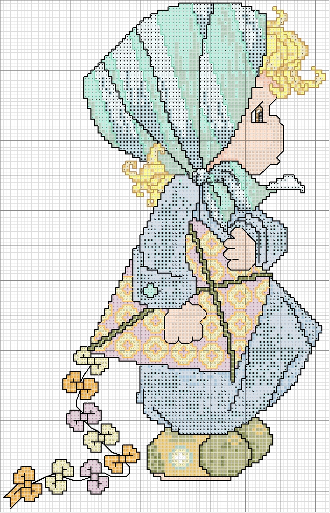 Schema punto croce Pm aquilone