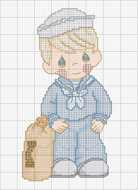 Schema punto croce Pm popeye