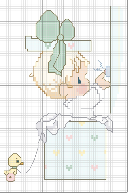 Schema punto croce Pm regalo