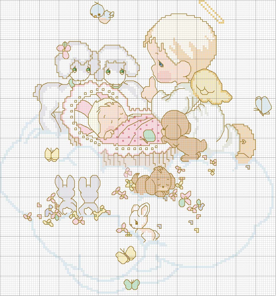 Schema punto croce Pm sognare regali