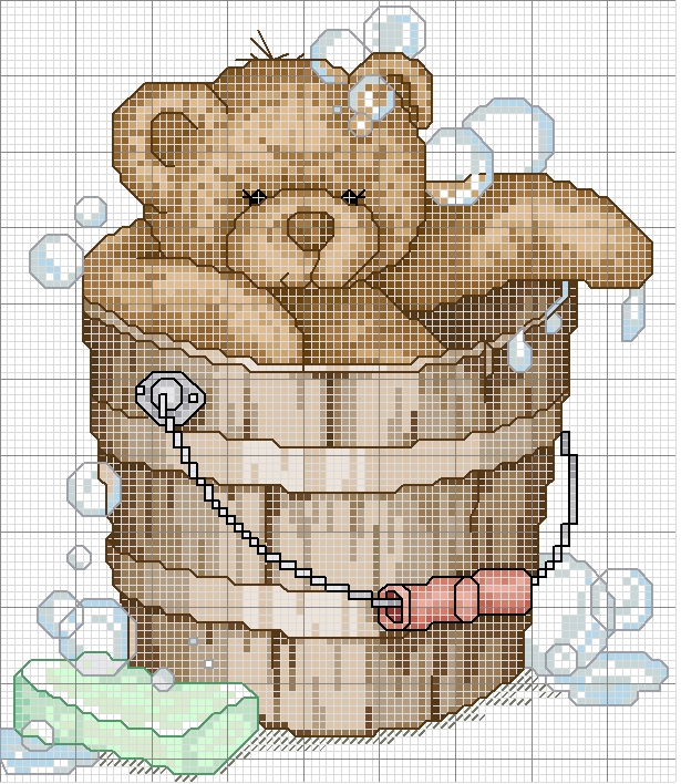 Schema punto croce Sabato sera