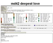 Schema punto croce Amore Profondo-legenda