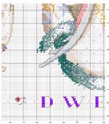 Schema punto croce Angeli Annuncio-6