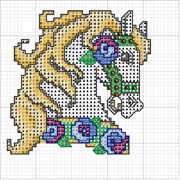 Schema punto croce Arte Cavallo