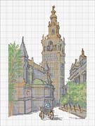 Schema punto croce Campanile Del Paese