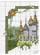 Schema punto croce Cinderella-1