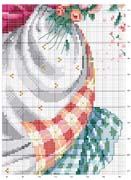 Schema punto croce Dama Delle Rose-5