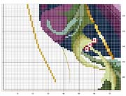 Schema punto croce Dama Natale-3