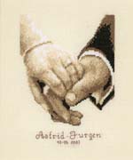 Schema punto croce Mani