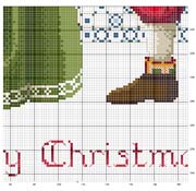 Schema punto croce Merry Christmas-6