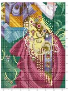 Schema punto croce Natale Eleganza 4