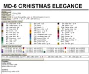 Schema punto croce Natale Eleganza Legenda