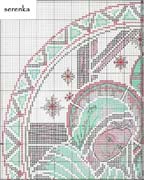 Schema punto croce Nativita A1